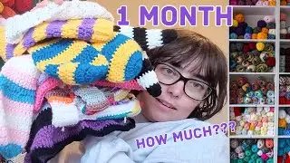 How much yarn can I use in one month