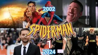 Spider-Man 1 Cast (2002-2024) Then and now
