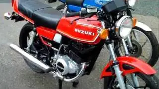 2 Stroke GT 250 Suzuki X7 Twin 4 Cylinders Revving Noise