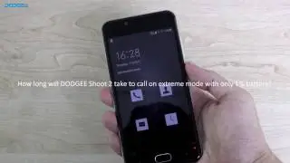 How long will DOOGEE Shoot 2 take to call on extreme mode with only 1% battery ?