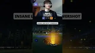 Insane low boost powershot in Rocket League!