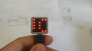 Scrolling text on M5Atom Matrix