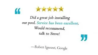 Best Maryland Pool Builder Reviews  410-291-7665