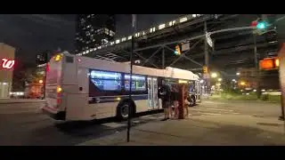 2015 New Flyer XD40 #7253 on the B62 at Queens Plaza (ft Flushing Main St bound 7 train) 