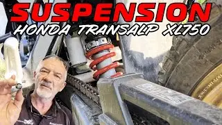 Honda Transalp XL750 Suspension Upgrade by Clive Ward | Performance Test & Review