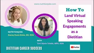 How To Land Virtual Speaking Engagements as a Dietitian