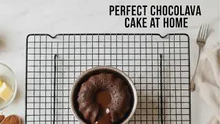 The Ultimate Eggless Choco Lava Cake (with a gooey chocolate center!)