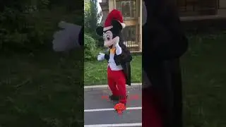 Mickey Mouse Mascot Costume Holiday Outfit Festive Advertising Cosplay