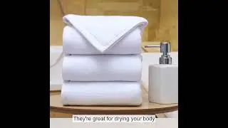 YRF-Disposable Hotel Towels,Towels Bath Set 100% Cotton,Hotel Used Towel,Towel,Video