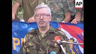 CROATIA: ZAGREB: DUTCH PEACEKEEPERS RELEASE: UPDATE