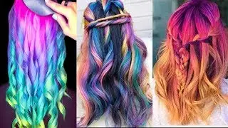 Colorful Hair Ideas That Are So Cool 🌺 Top 10 Amazing Hair Color Transformation For Long Hair