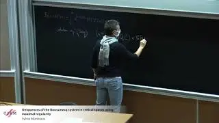 Sylvie Monniaux: Uniqueness of the Boussinesq system in critical spaces using maximal regularity
