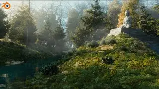 Create Dense Forest - Blender #blender #3d #tutorials