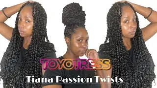 30&rdquo; Passion Twist Install in 1 HOUR 😱⁉️| Illusion Crochet Braid Method | Toyotress | BeautyByMaresa