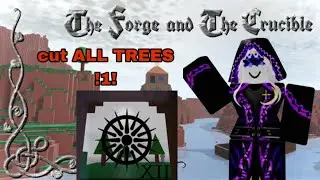 deforested WHOLE GAME ! The Forge and The Crucible on Roblox.