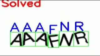 Solving captchas using neural network