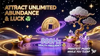 QUANTUM WEALTH ENERGY ⚡ 888Hz LUCK BOOSTER 🍀 ATTRACT MONEY, SUCCESS & ABUNDANCE IN YOUR SLEEP 💰