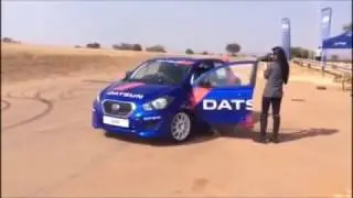 Datsun Go Rally in Action