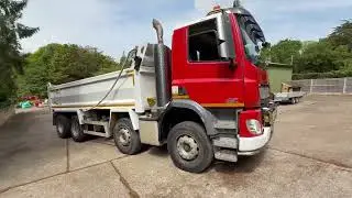 daf cf440 steel body tipper red ej15 mty video