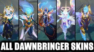 All Dawnbringer Skins Spotlight 2025 | League of Legends