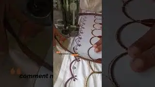 Beautiful Machine Embroidery Design | Watch Till End #shorts#viral #trending | Rizwan Ali Tv