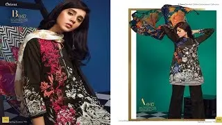 Latest Orient Textiles Chiffon Embroidered Unstitched Collection 2018