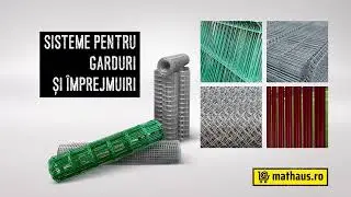 Descopera la MatHaus gama completa de sisteme pentru garduri si imprejmuiri