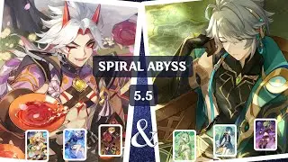 C2 Arataki Itto Hypercarry and C0 Alhaitham Hyperbloom | Spiral Abyss 5.5 | Genshin Impact