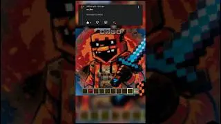 || I MAKE MY SUBSCRIBER LOGO IN MINECRAFT || #gamingshorts #minecraft #pixelart
