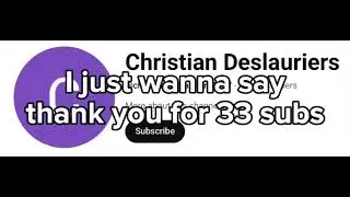 SHOUTOUT TO CHRISTIAN (33 sub special)