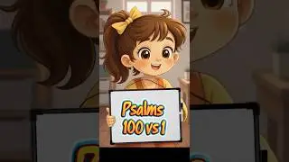 Letter M Memory Verse for Kids | &ldquo;Make a Joyful Noise&rdquo; Psalm 100:1 | Fun Bible Learning #shorts