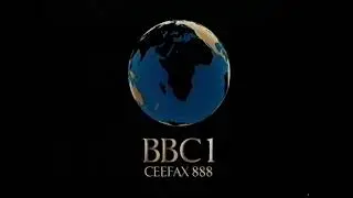 BBC1 Continuity & globe ident 1980s