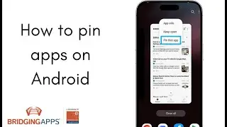 Как закрепить приложения на Android
