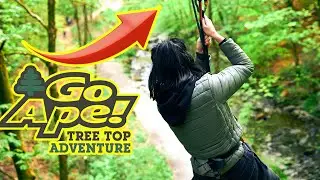 100 METER ZIP LINE - GO APE CANNOCK CHASE 2022