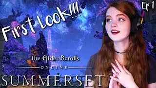 LET'S PLAY: ESO SUMMERSET! | Closed Beta Gameplay! Ep 1