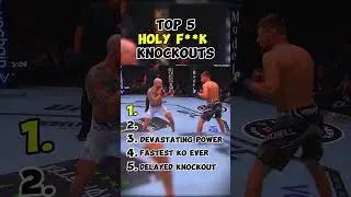 Top 5 Holy F**k Knockouts #knockout #top5 #ufc #scary