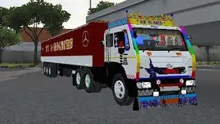 Bus simulator Indonesia mein 22 Tyre truck Indian Tata