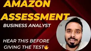Amazon Assessment test | Business Analyst | Job Hunt | Avinash Saroj