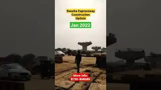 Dwarka Expressway Construction Update 2022 #shorts #dwarkaexpressway #gurgaon #dwarkaprojects