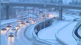 Cold temperatures, but not much snow accumulation