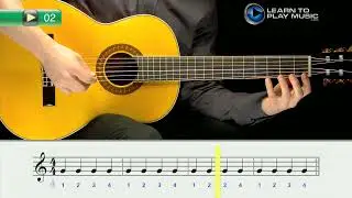Ex002 - Progressive Guitar Method for Young Beginners - Book 1 - Solo Mix