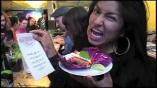 We went to the RAW. VEGAN. NOT GROSS. Sun-Ripened Dinner by Laura Miller! [Food Vlog]