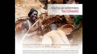 Switzerland and the commodities trade: Factsheets from Swiss researchers