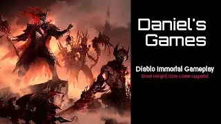 Diablo Immortal Gameplay - Blood Knight ( activities & gear upgrade lvl 43-44)