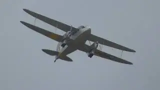 G AIYR HG691 De Havilland DH89A Dragon Rapide  Spectrum Leisure 6june2021 1153am Duxford Flying days