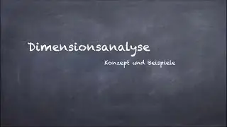 Dimensionsanalyse