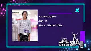 Vanitha LuLu Funtura Little Star 2022 | Vaiga Pradeep | Chest No:174