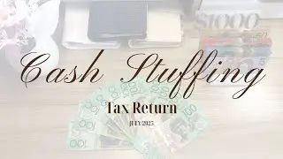 CASH STUFFING MY TAX RETURN | $2010 into Sinking Funds, Debt & Savings | Single Mum & Toddler