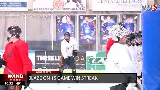 Decatur Blaze on 15 game win streak