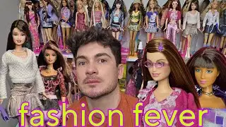 MI COLECCION DE BARBIES FASHION FEVER (una parte)
